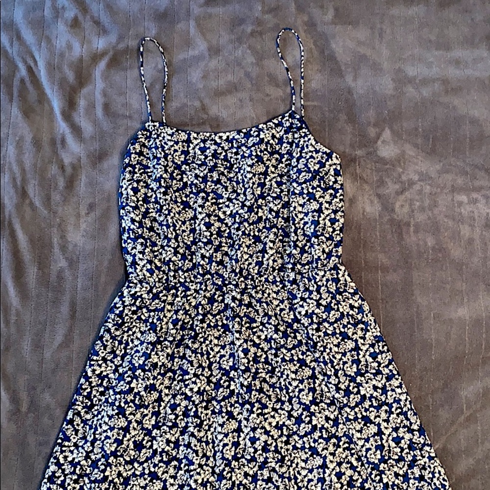 J.Crew Blue Floral Dress